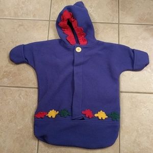 Fleece dino baby bunting for car seat